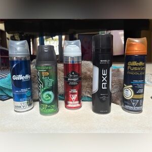 Fusion ProGlide Shave Gel - Orange and Black -each